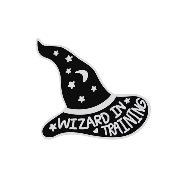 WIZARD IN TRAINING" Brooch/Pin Fashion - Picture 1 of 2